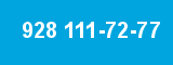 928 111-72-77